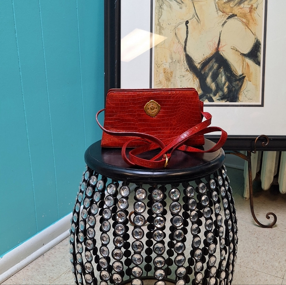 Vintage Albert Nipon Red Crossbody